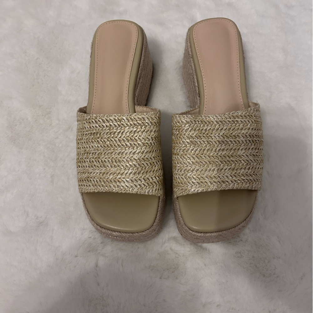 Straw Espadrilles Sandal